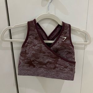 GYMSHARK ADAPT CAMO BRA